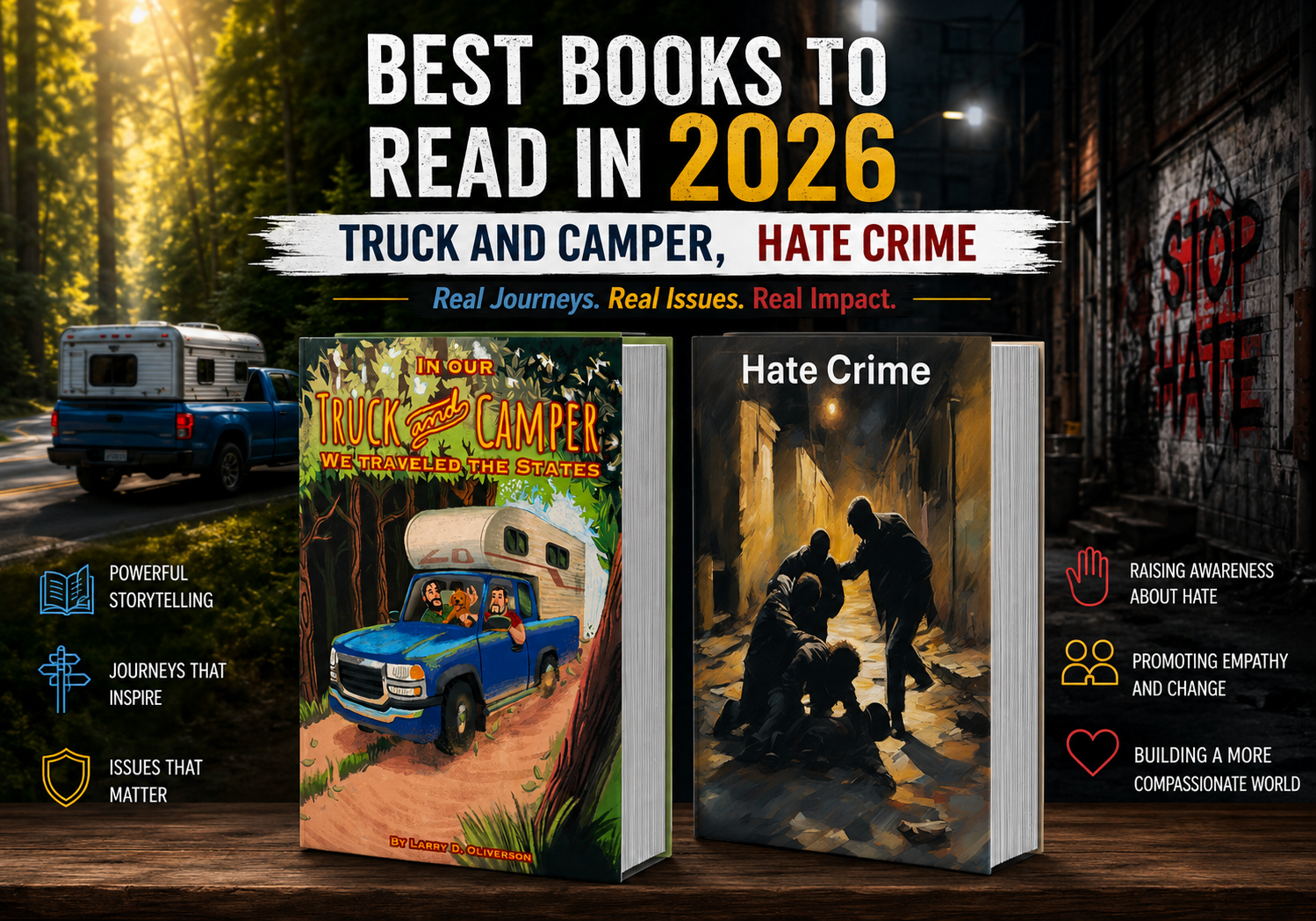 Best Books to Read in 2026: Truck & Camper and Hate Crime